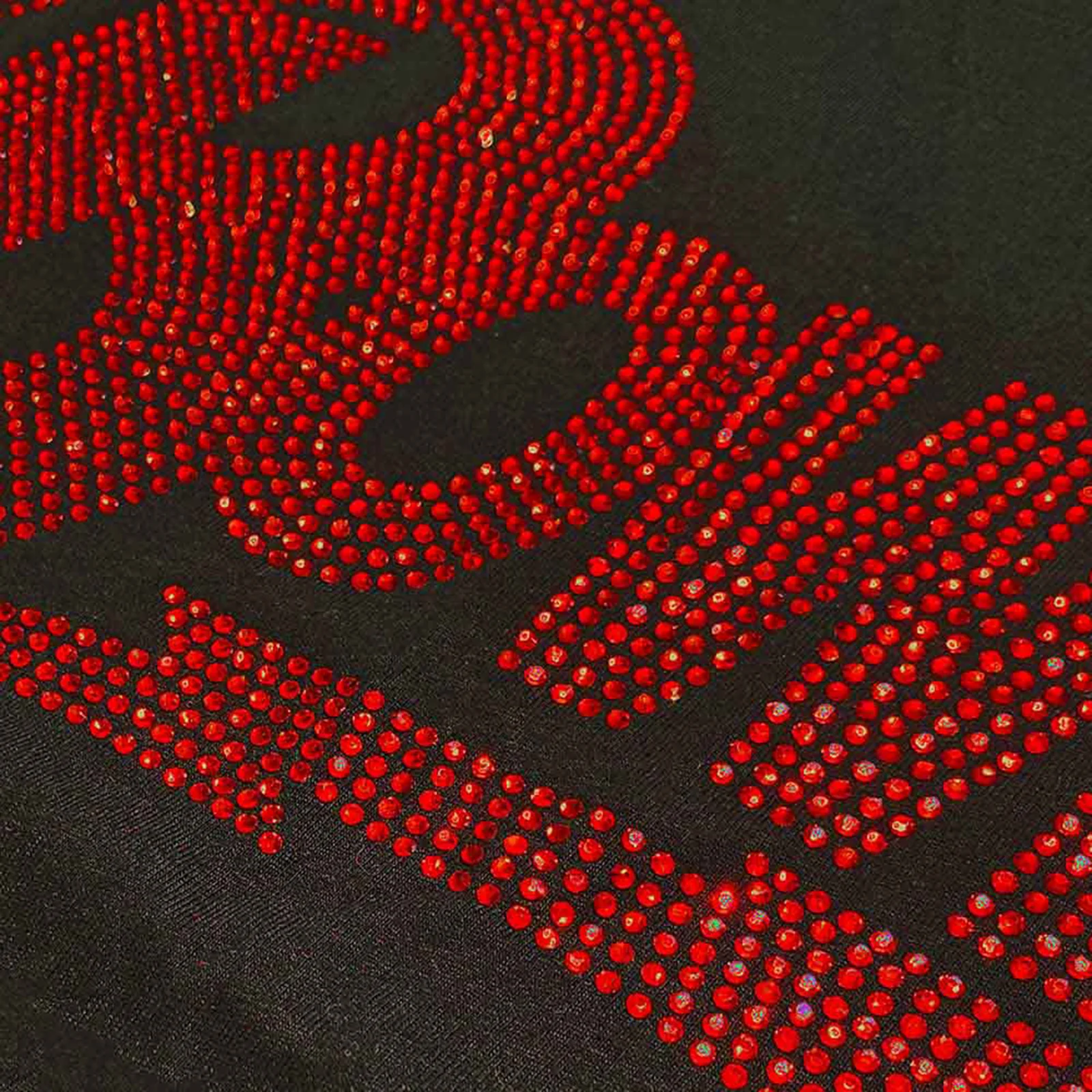 DAVID BOWIE - LOGO - T-Shirt Black (Embellished) - Image 2
