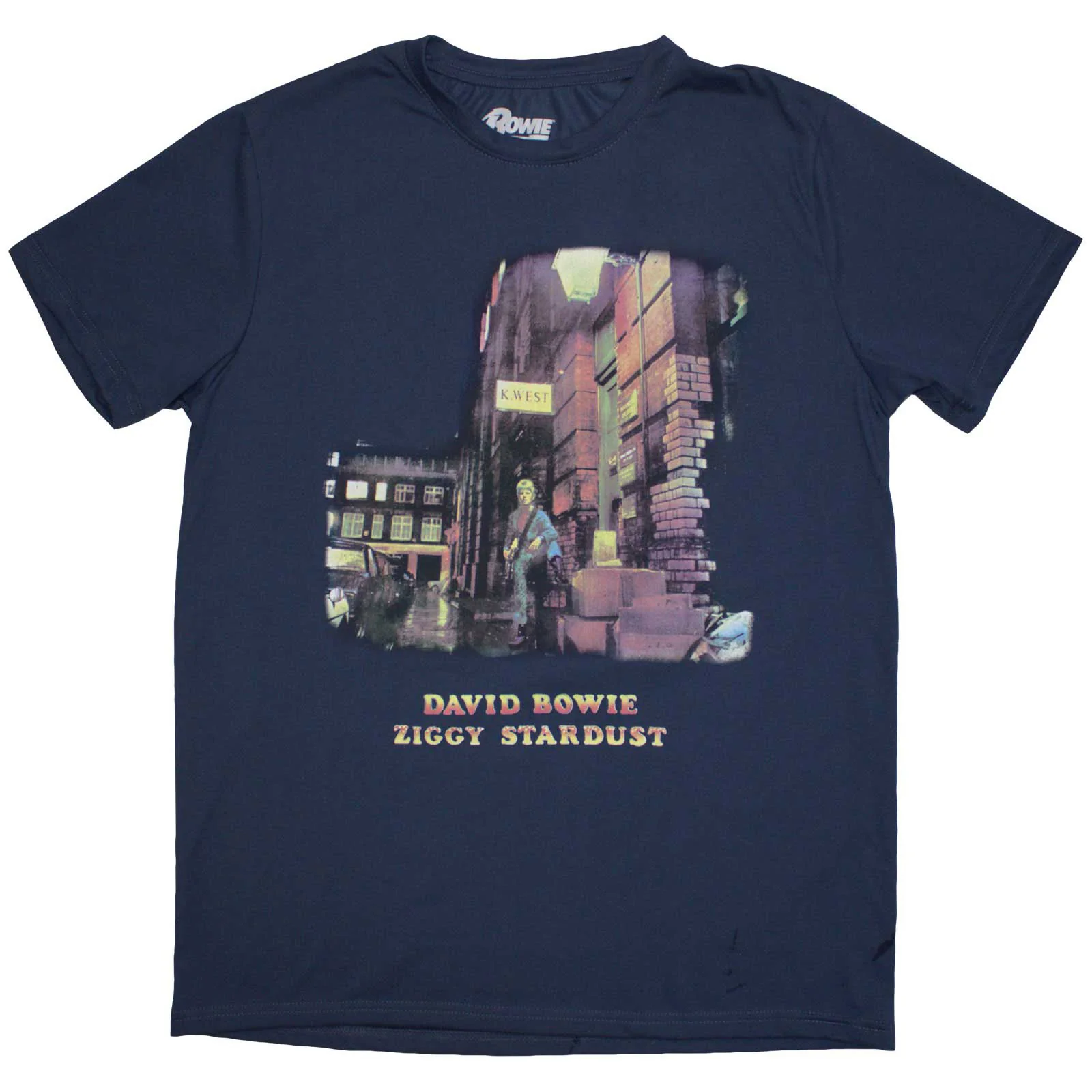 DAVID BOWIE - ZIGGY STARDUST - T-Shirt Blue