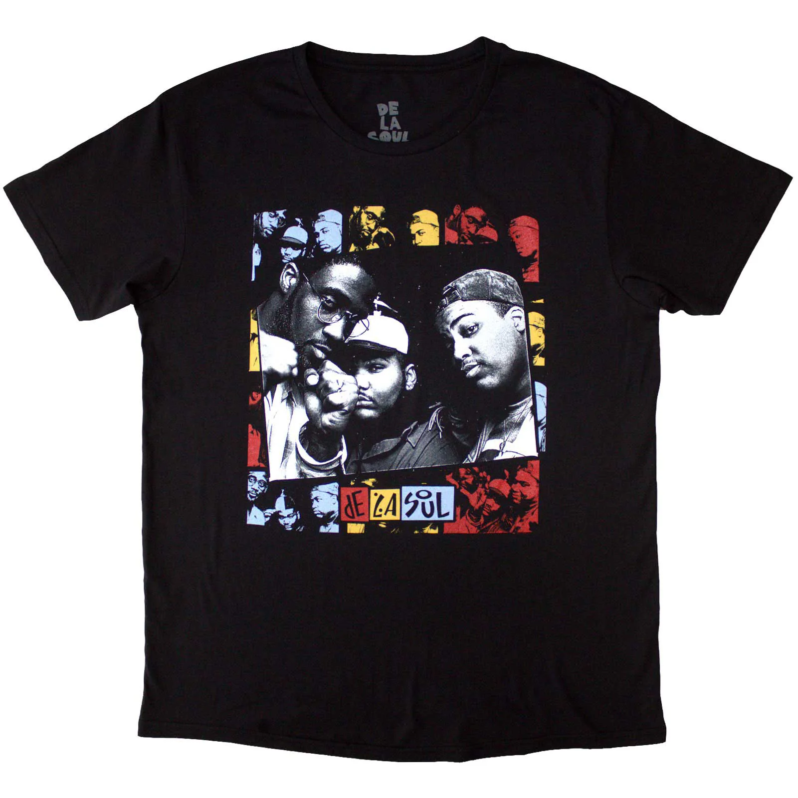 DE LA SOUL - COLLAGE - T-Shirt Black