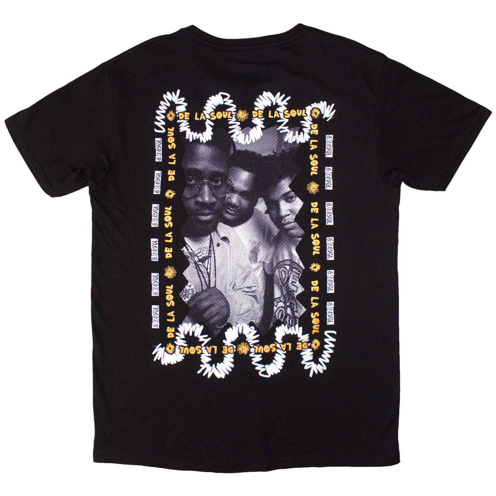 DE LA SOUL - MONO GROUP - T-Shirt Black (Back Print) - Image 2