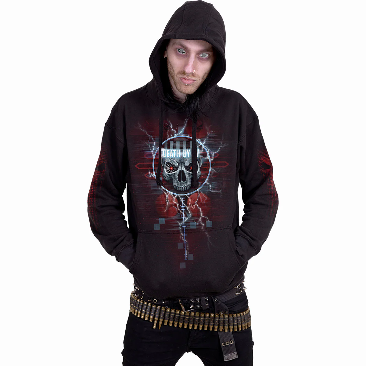 DEATH BY TV - Hoody Black - Image 3