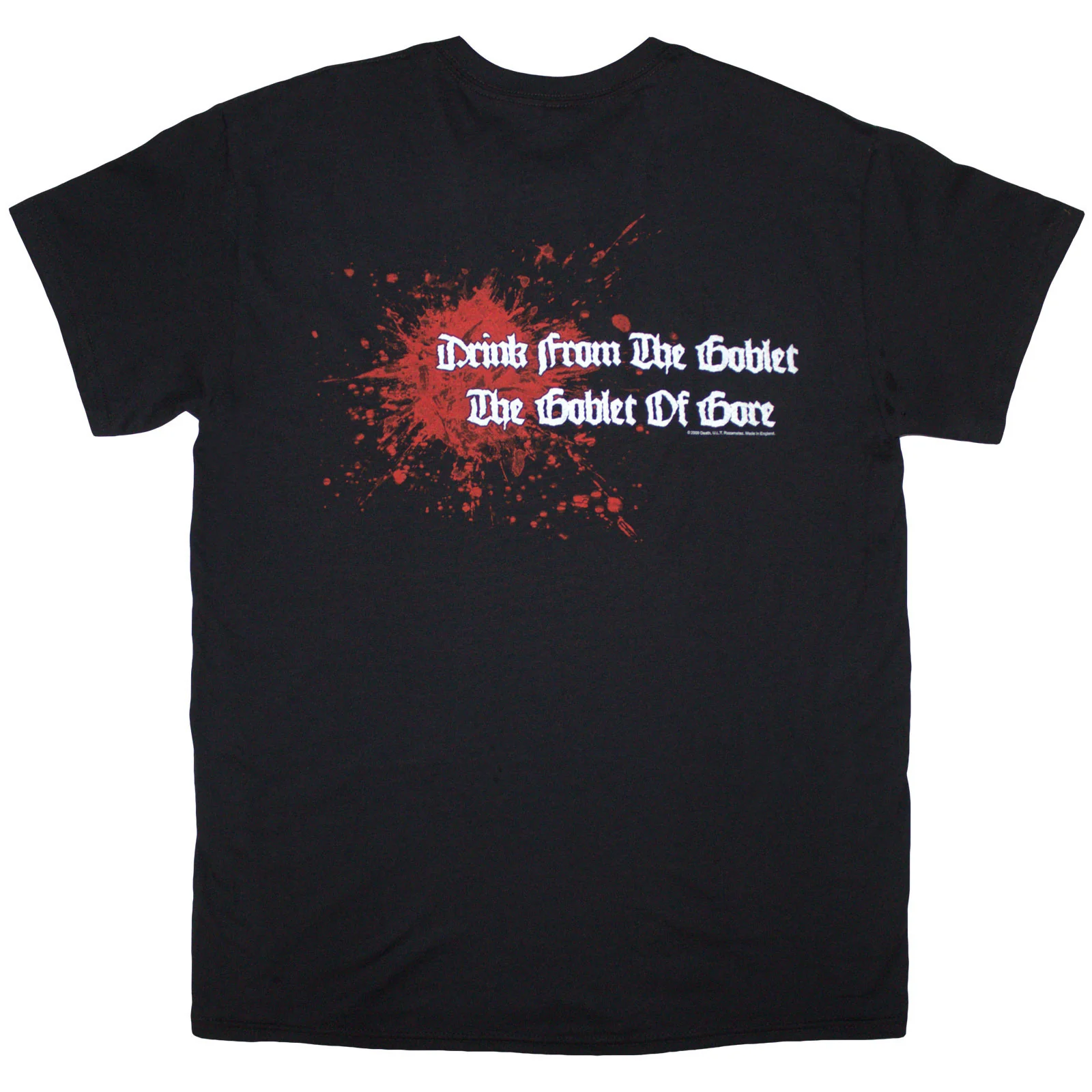DEATH - SCREAM BLOODY GORE - T-Shirt Black (Back Print) - Image 2