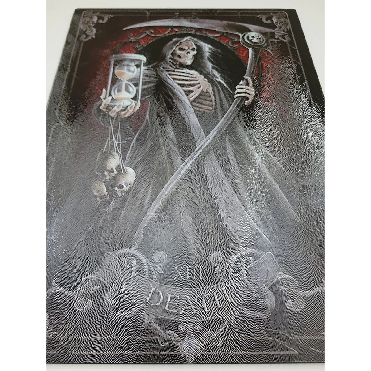 DEATH TAROT - Glass Chopping Board (Rectangular) - Image 3