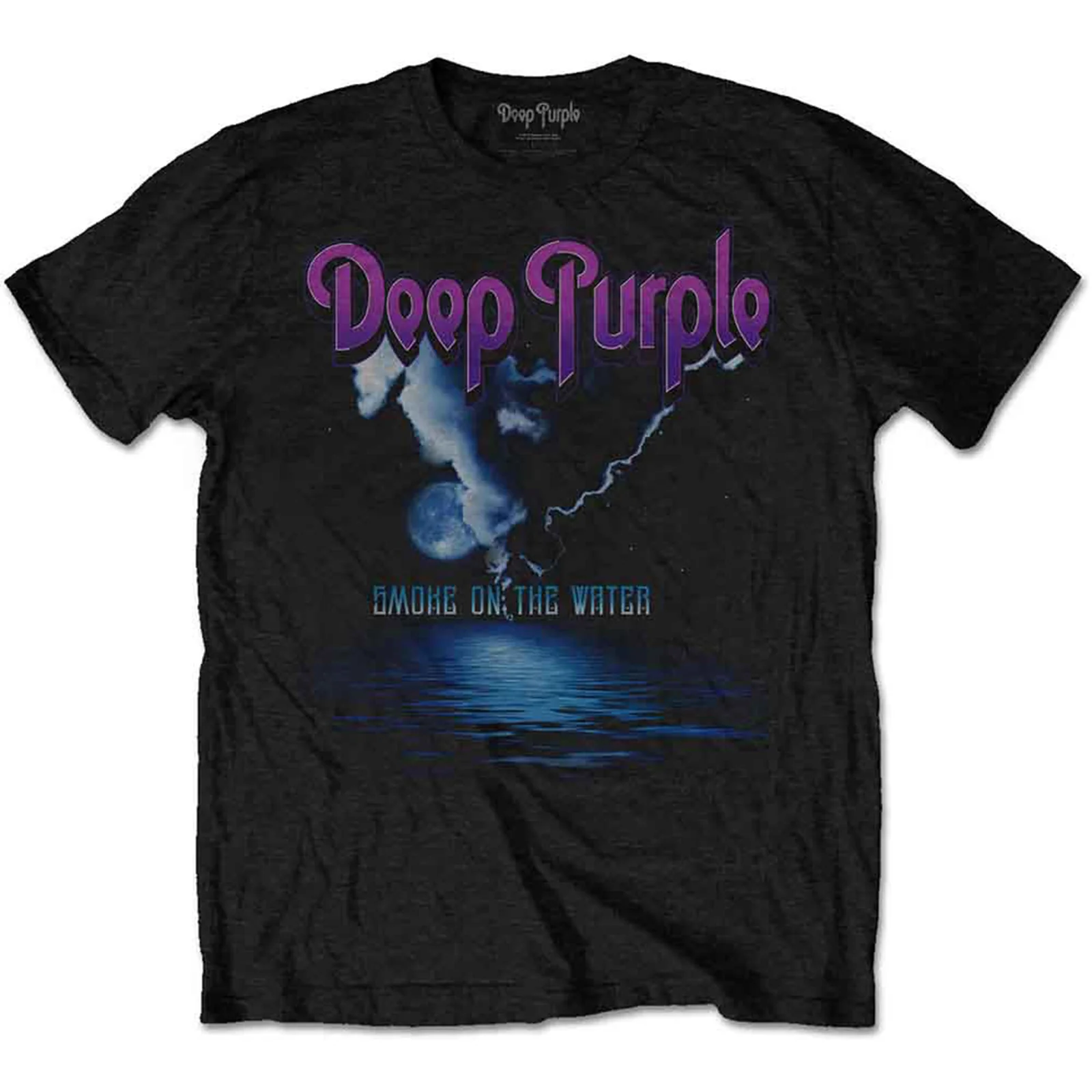 DEEP PURPLE - SMOKE ON THE WATER - T-Shirt Black