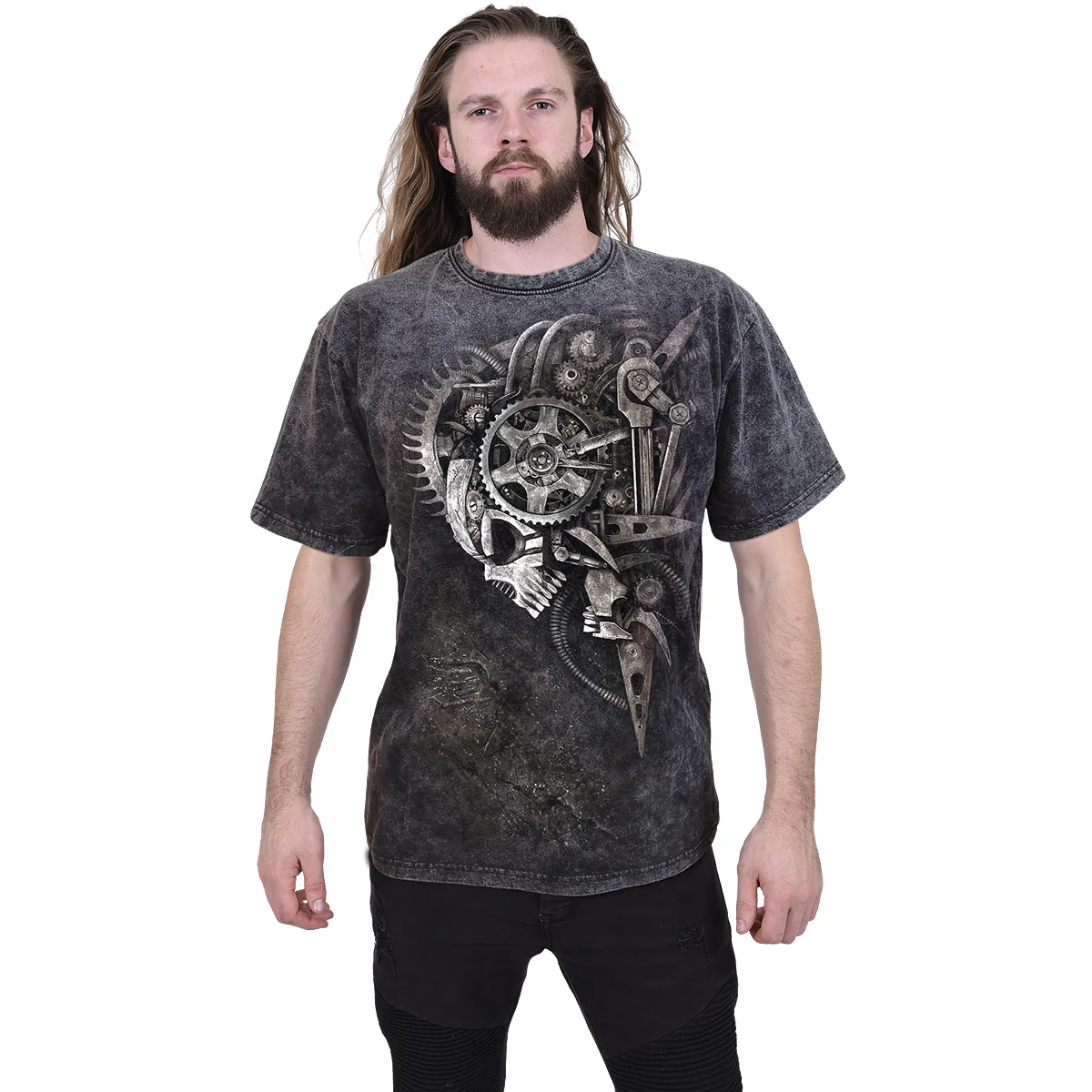 DIESEL PUNK - Acid Wash T-Shirt - Image 3