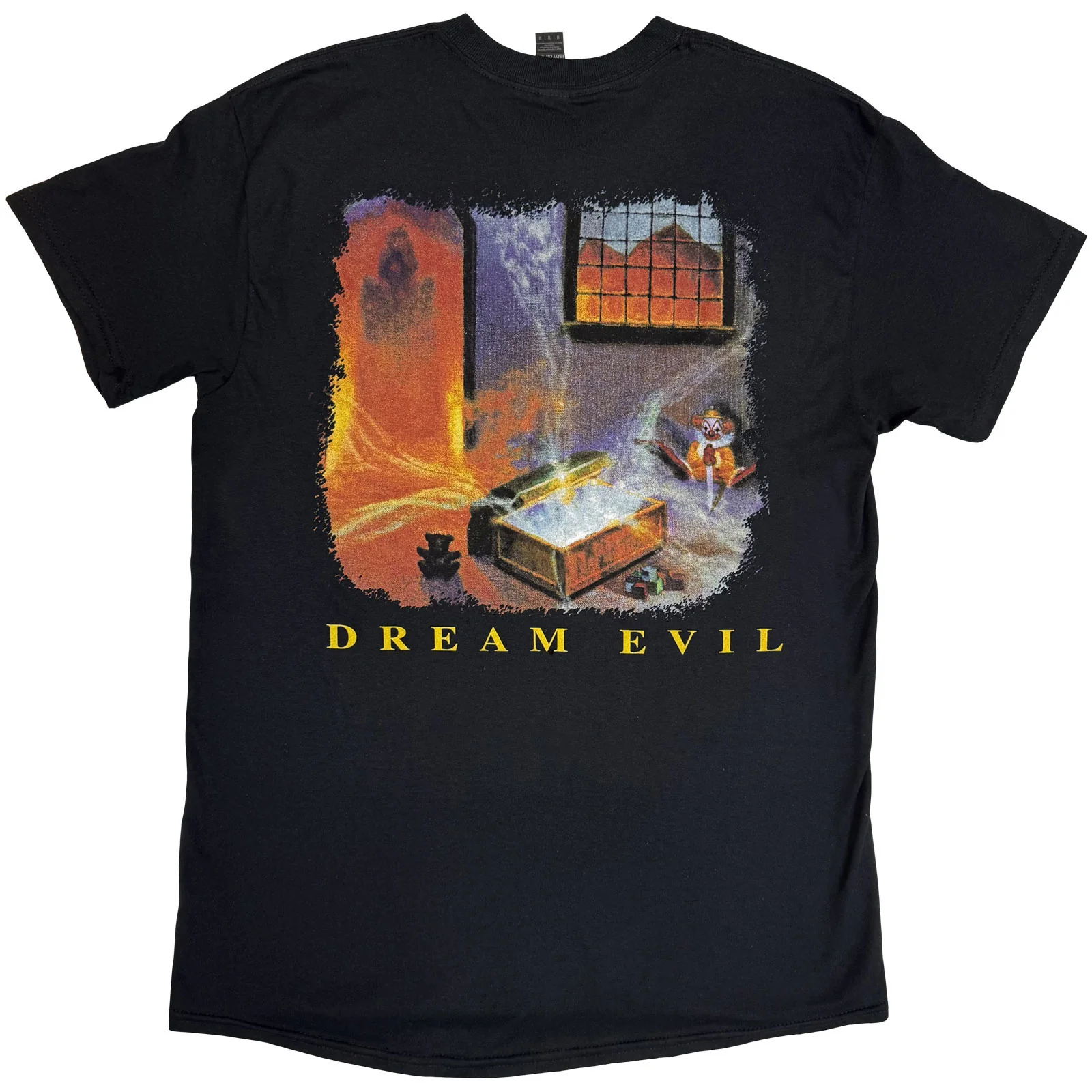 DIO - DREAM EVIL - T-Shirt Black (Back Print) - Image 2