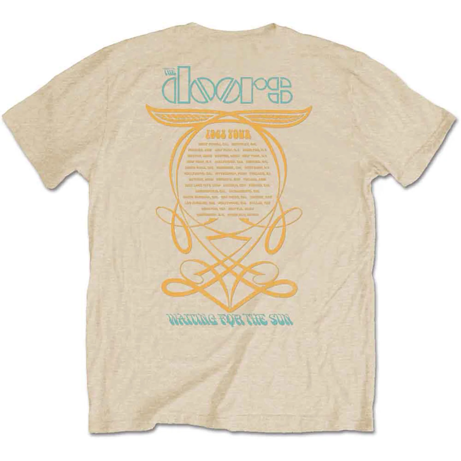 THE DOORS - 1968 TOUR - T-Shirt Neutral (Back Print) - Image 2