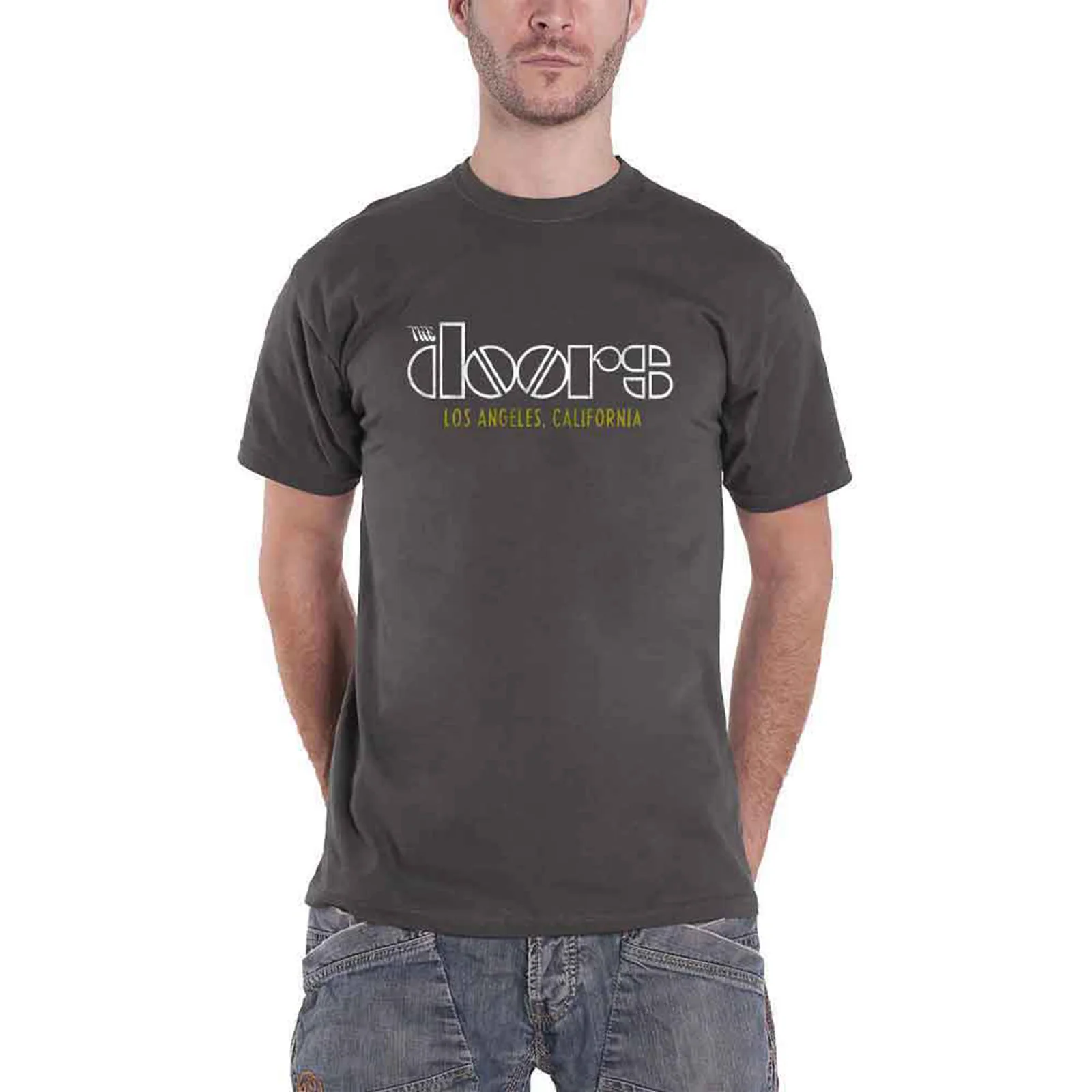 THE DOORS - LA CALIFORNIA - T-Shirt Grey - Image 3