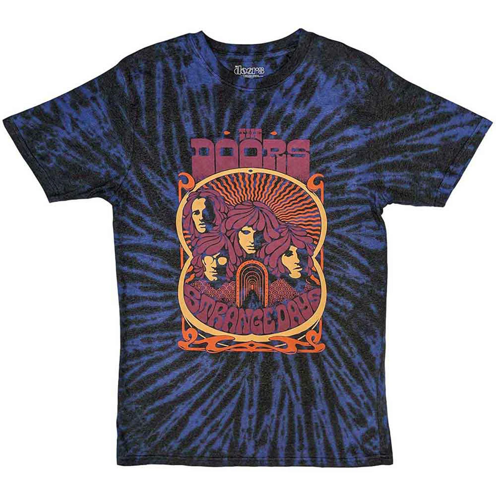 THE DOORS - STRANGE DAYS - T-Shirt Blue (Wash Collection)