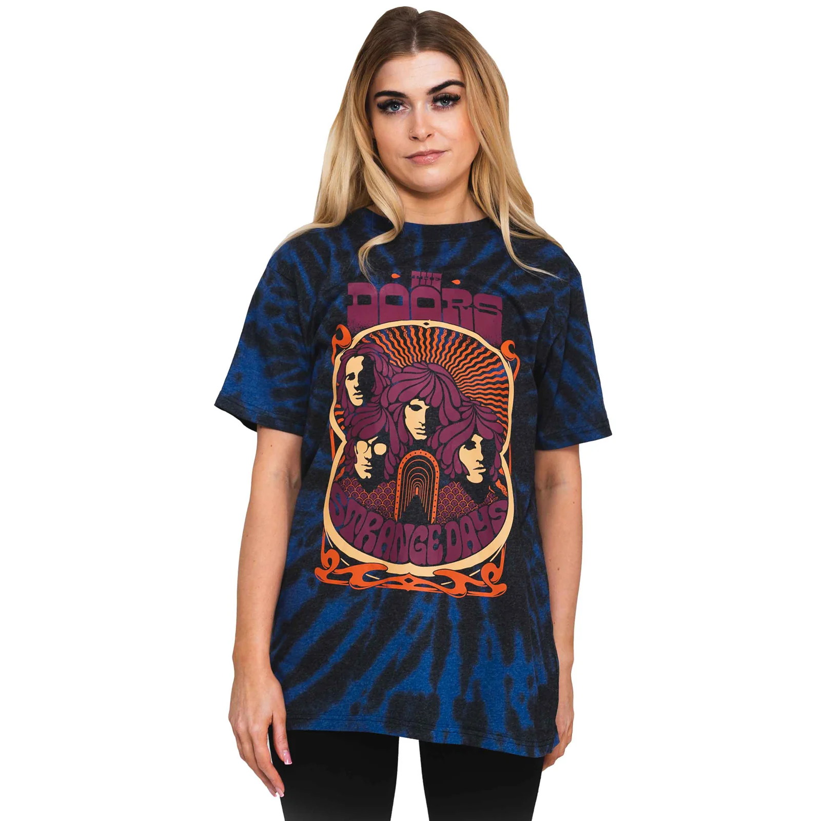 THE DOORS - STRANGE DAYS - T-Shirt Blue (Wash Collection) - Image 2