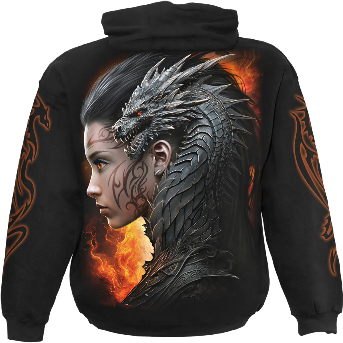 DRACO QUEEN - Hoody Black - Image 2
