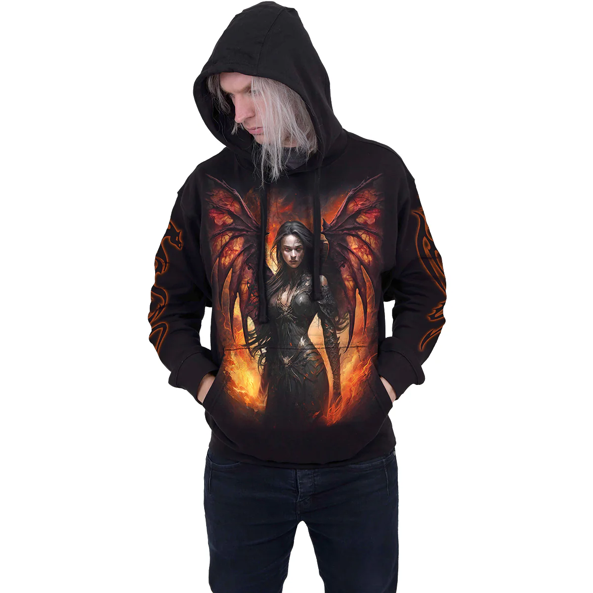 DRACO QUEEN - Hoody Black - Image 3
