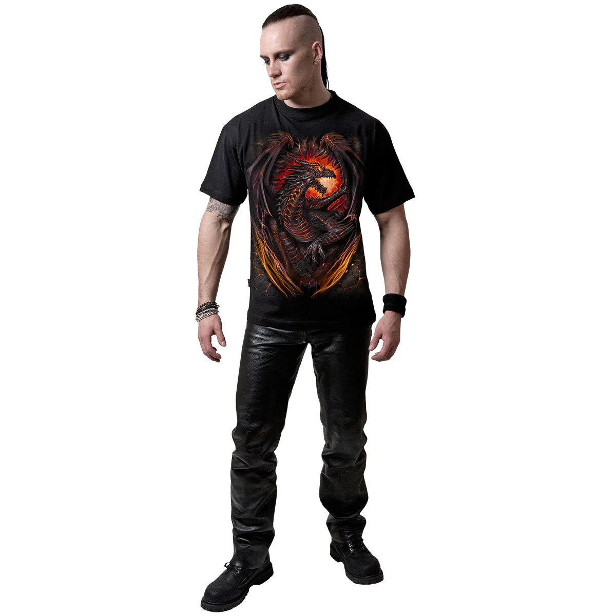 DRAGON FURNACE - T-Shirt Black - Image 3