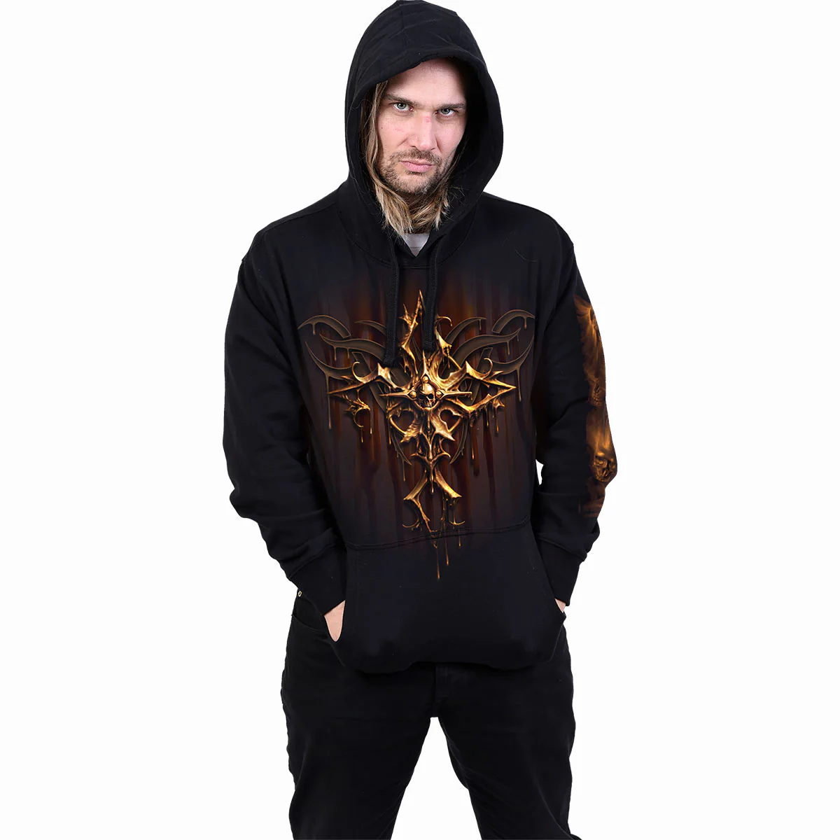 DRIPPING GOLD - Hoody Black - Image 3