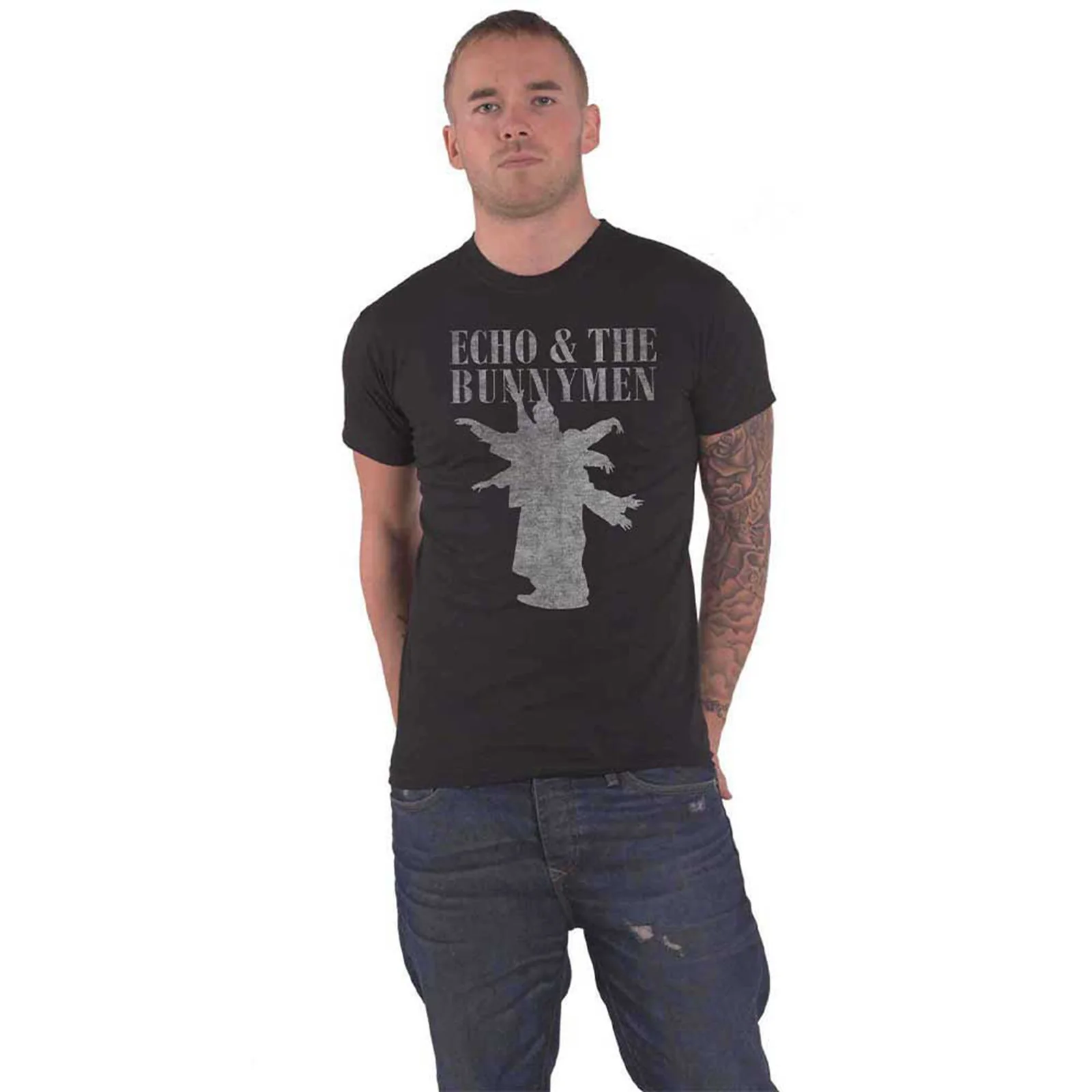 ECHO & THE BUNNYMEN - SILHOUETTES - T-Shirt Black - Image 2