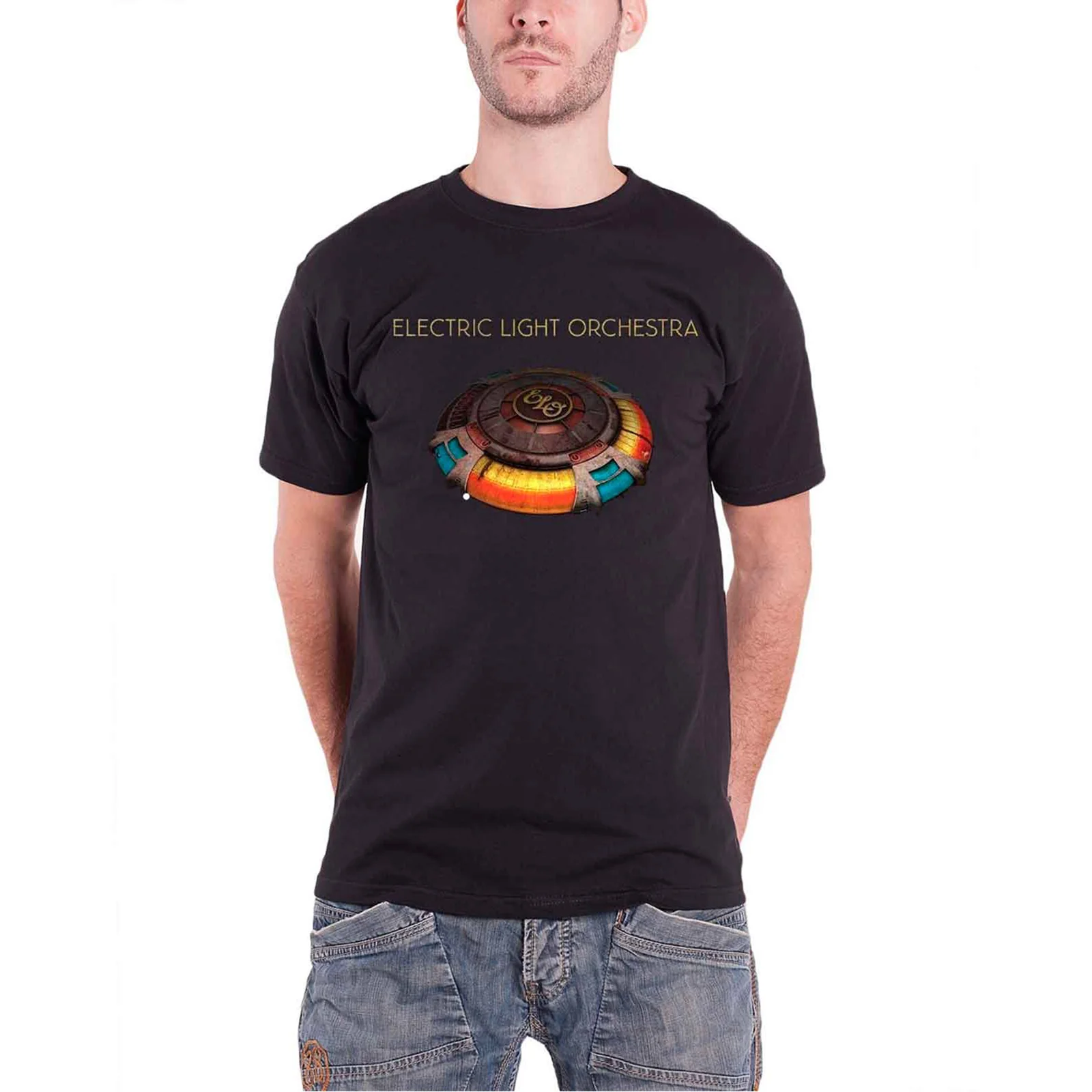 ELO - MR BLUE SKY ALBUM - T-Shirt Black - Image 2