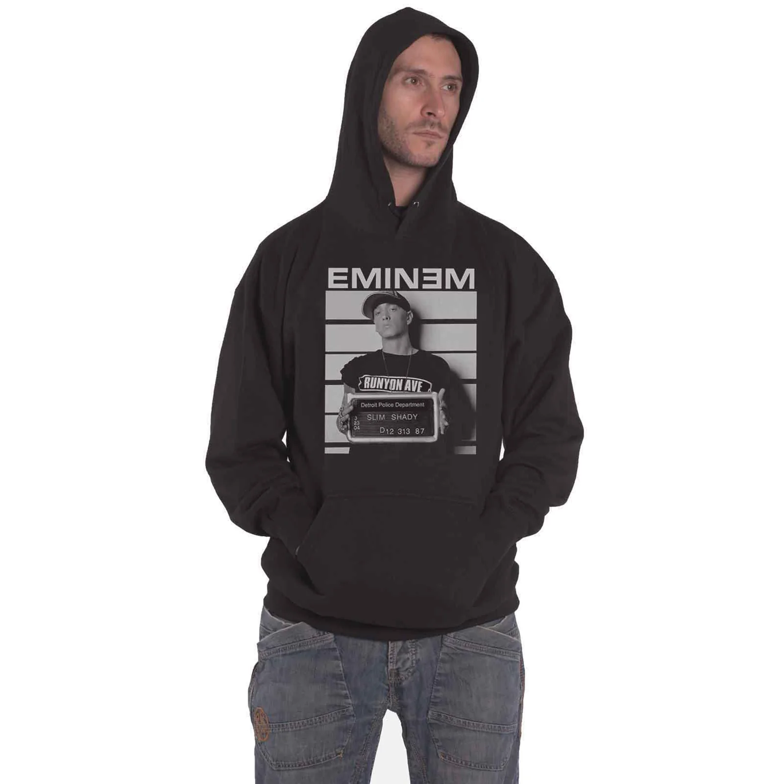 EMINEM - ARREST - Pullover Hoodie Black - Image 2