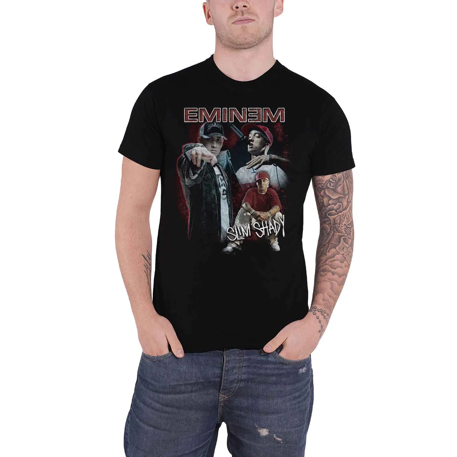 EMINEM - SHADY HOMAGE - T-Shirt Black - Image 2