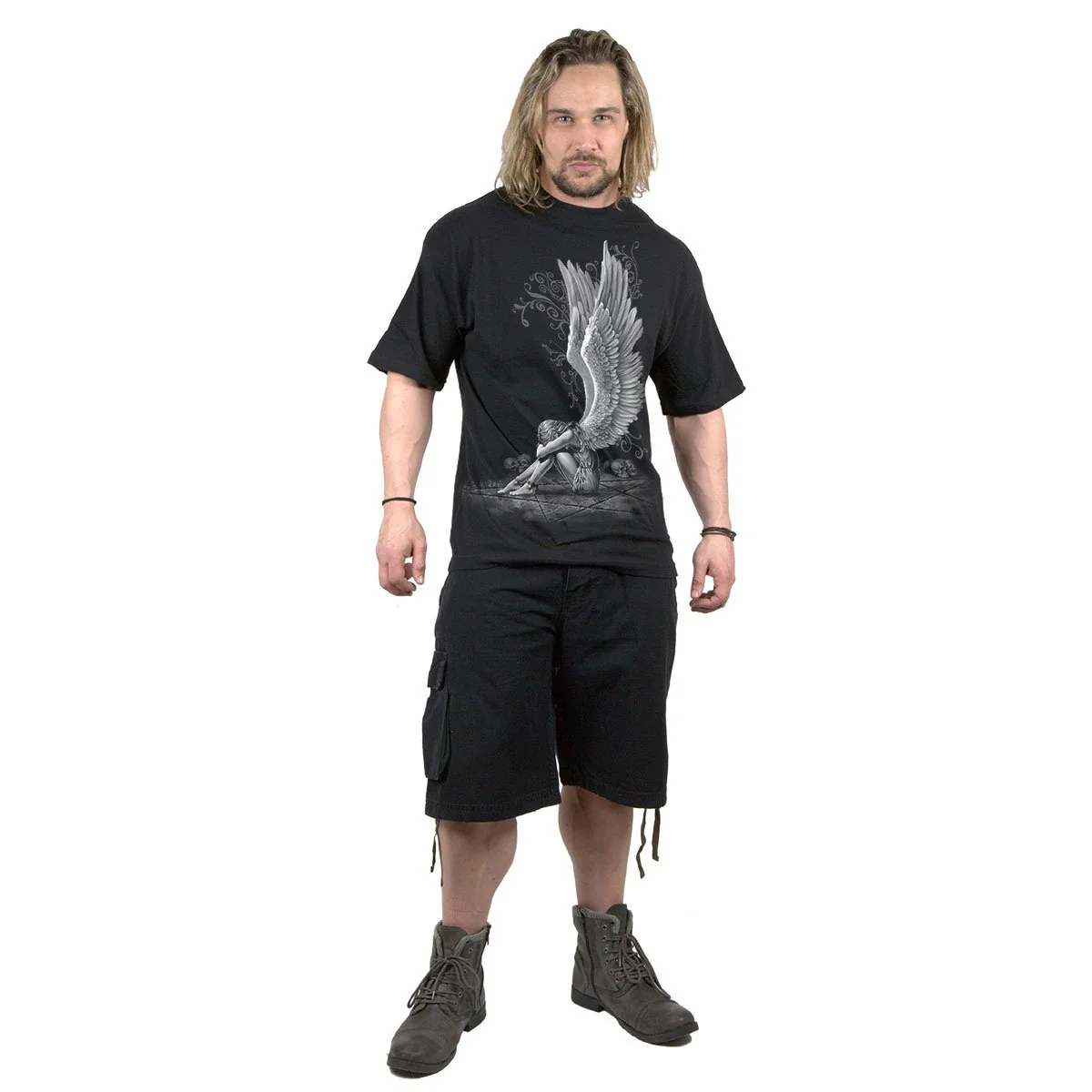 ENSLAVED ANGEL - T-Shirt Black - Image 3