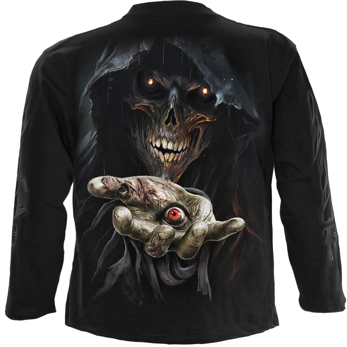 EVIL EYE - Longsleeve T-Shirt Black - Image 2