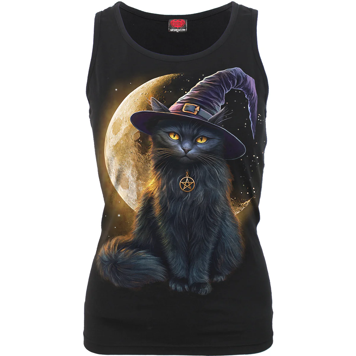 FAMILIAR MAGIC - Razor Back Top Black