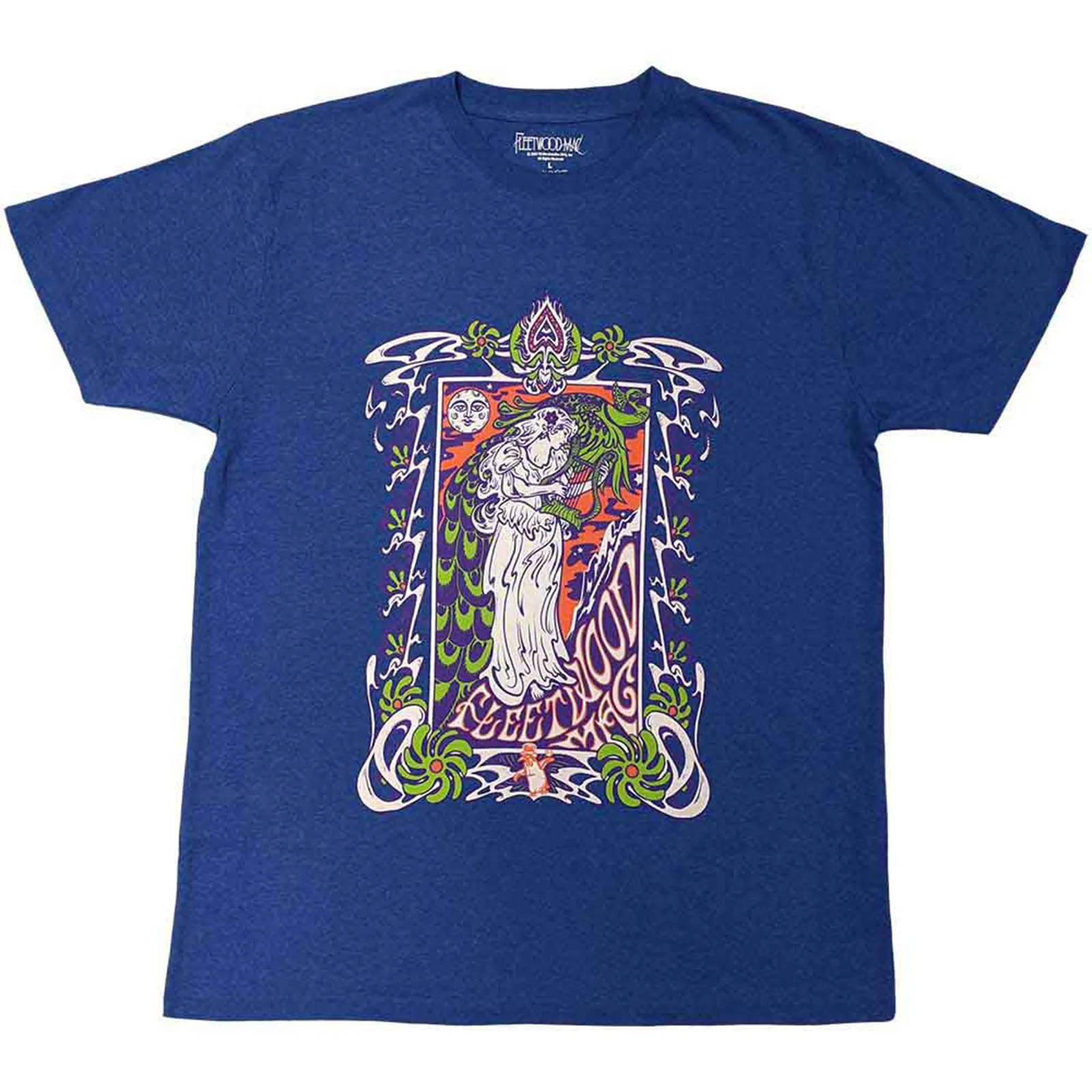 FLEETWOOD MAC - LADY LYRE - T-Shirt Blue