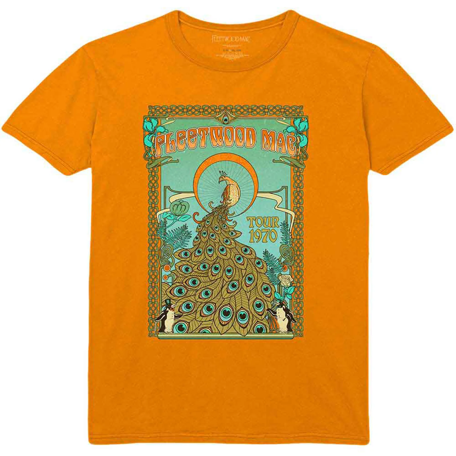FLEETWOOD MAC - PEACOCK - T-Shirt Orange