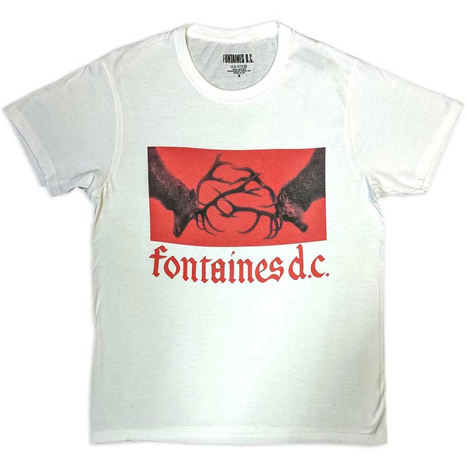 FONTAINES D.C. - CLASHING STAGS - T-Shirt White