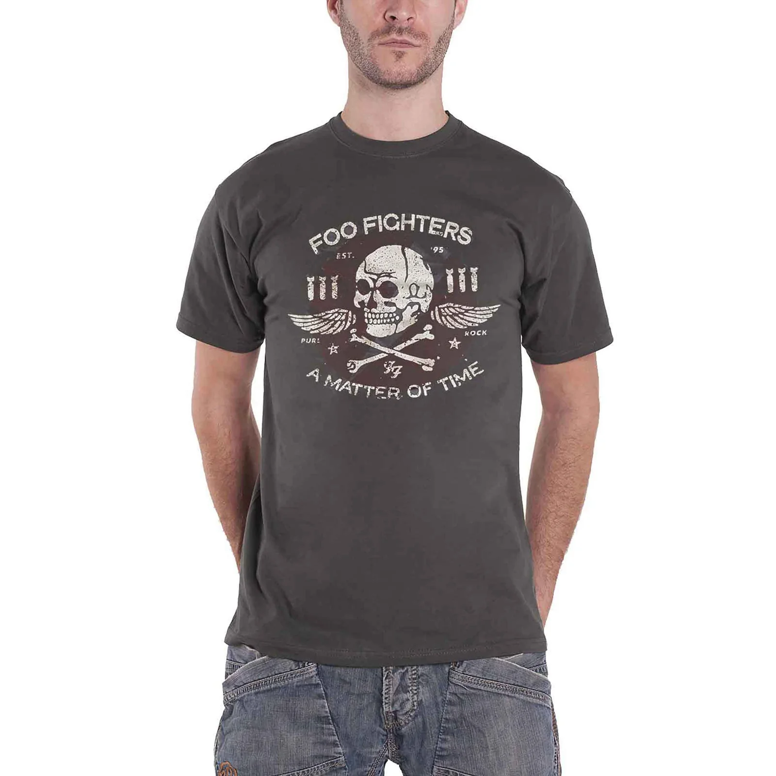 FOO FIGHTERS - MATTER OF TIME - T-Shirt Grey - Image 2