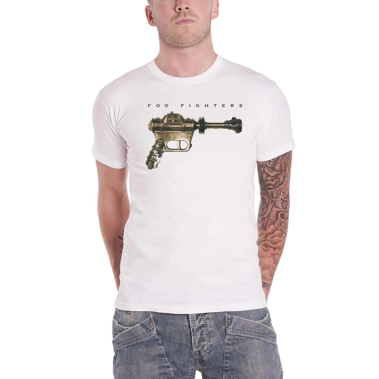FOO FIGHTERS - RAY GUN - T-Shirt White - Image 2
