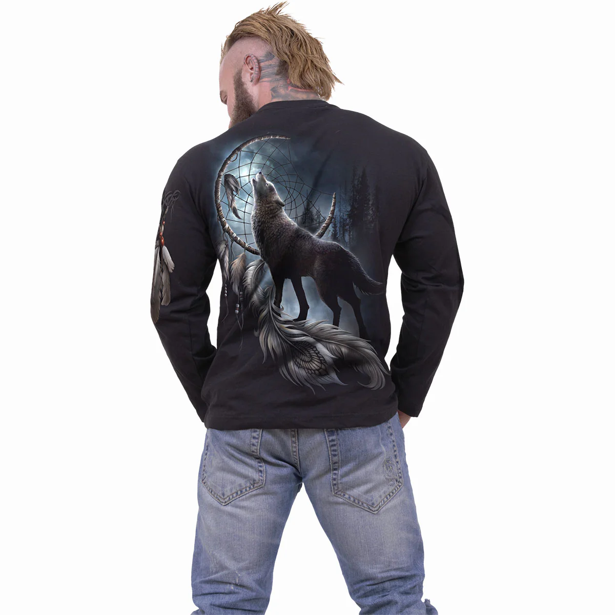 FROM DARKNESS - Longsleeve T-Shirt Black - Image 3