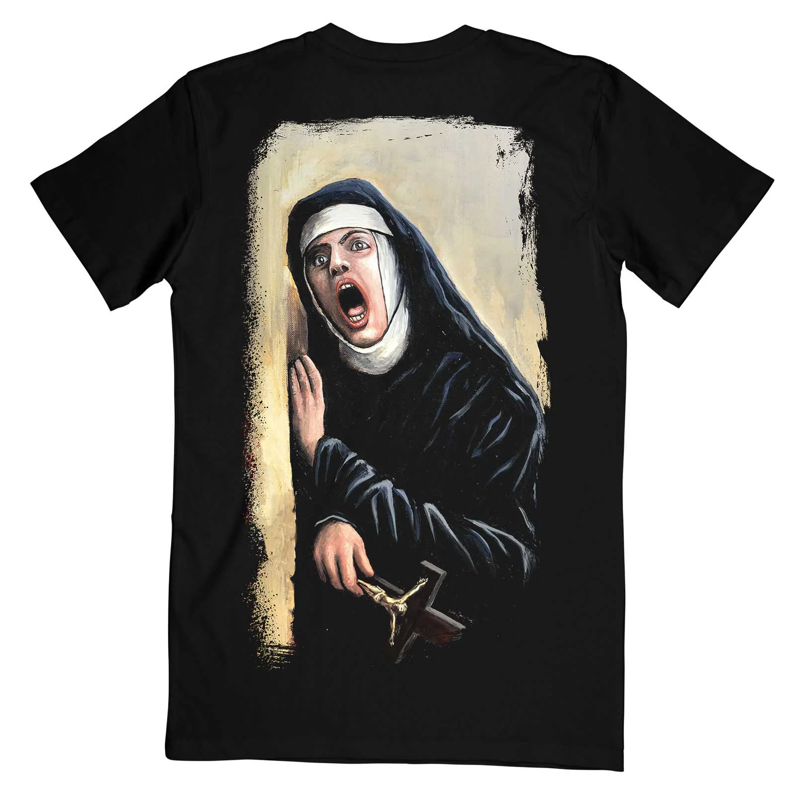 GHOST - HERE'S PAPA - T-Shirt Black (Back Print) - Image 2