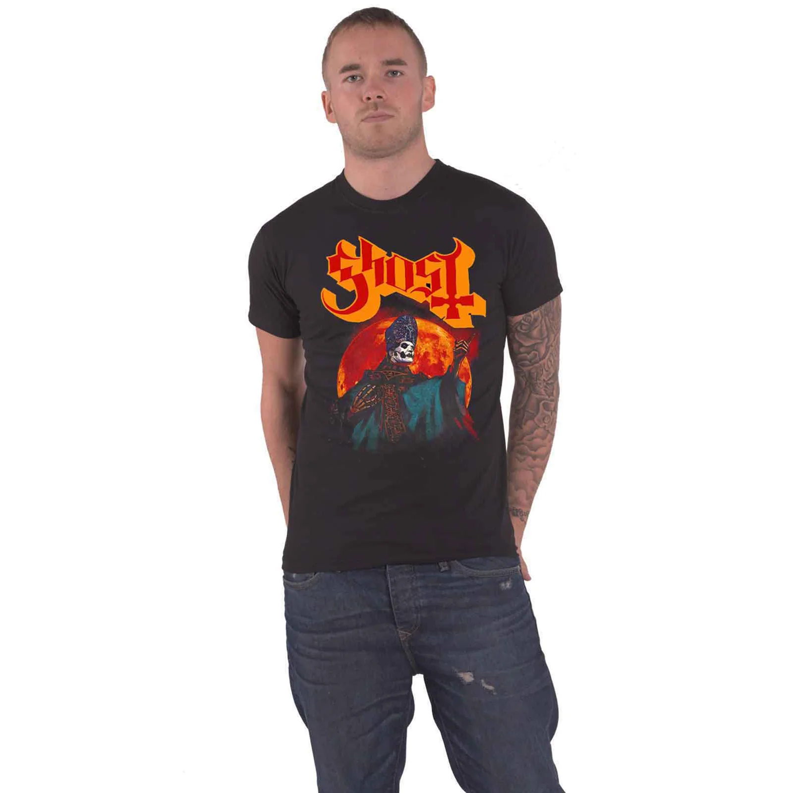 GHOST - HUNTER'S MOON - T-Shirt Black - Image 2