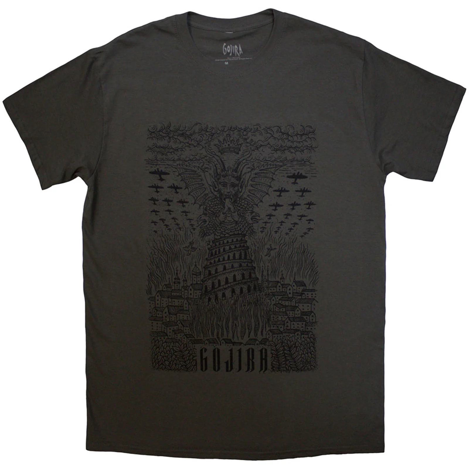 GOJIRA - DEMON VILLAGE - T-Shirt Grey