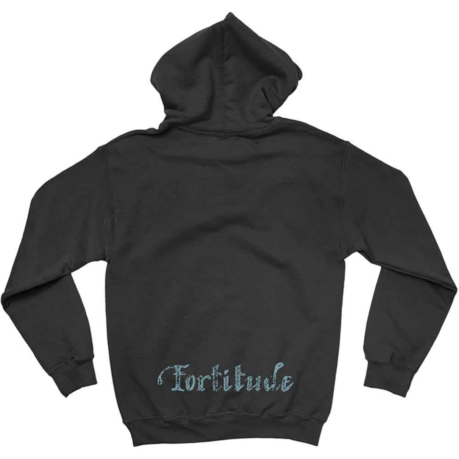 GOJIRA - FORTITUDE FACES - Pullover Hoodie Black (Back & Sleeve Print) - Image 2