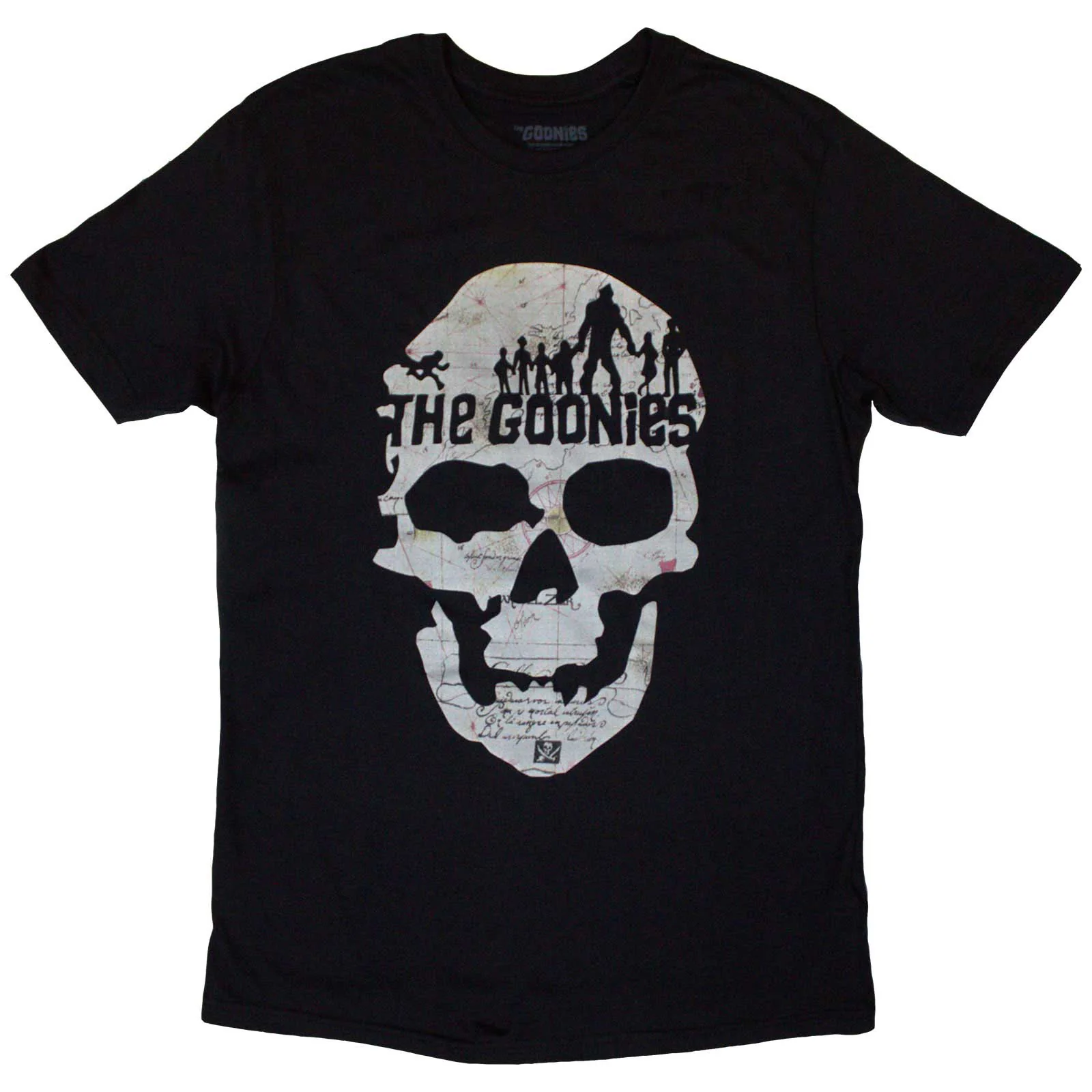 THE GOONIES - SKELETON - T-Shirt Black