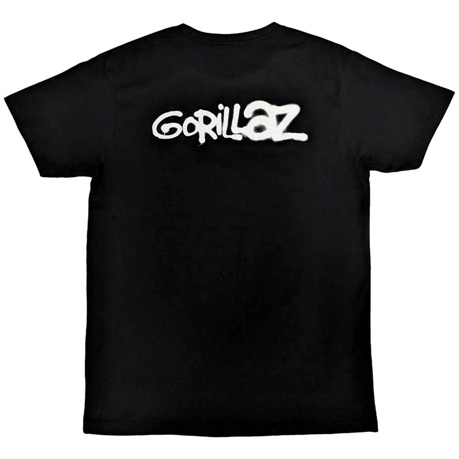 GORILLAZ - GEORGE SPRAY - T-Shirt Black (Back Print) - Image 2