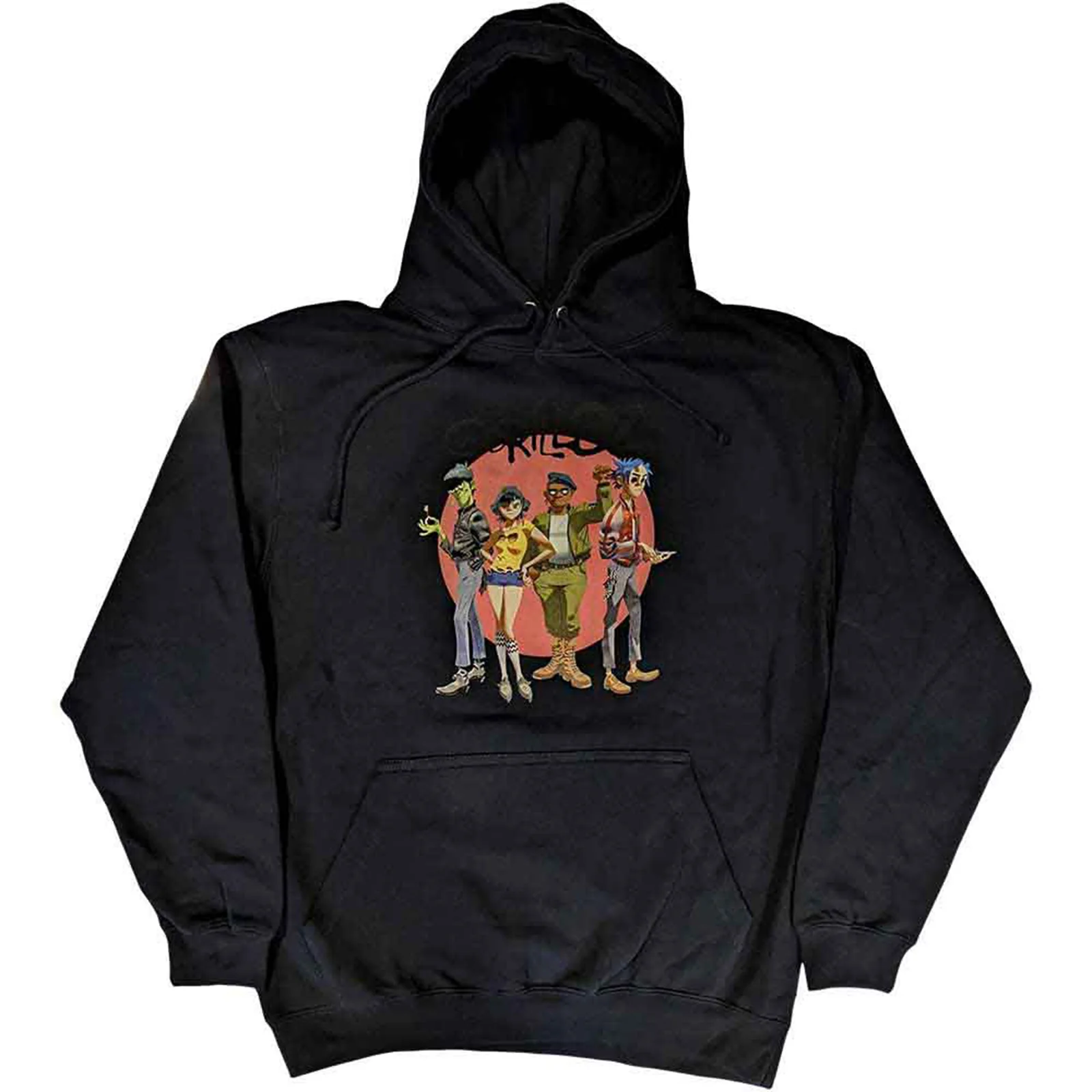 GORILLAZ - GROUP CIRCLE RISE - Pullover Hoodie Blue