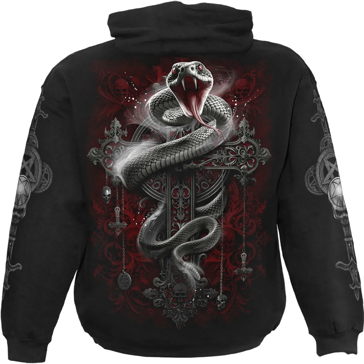 GOTHIC SERPENT - Hoody Black - Image 2