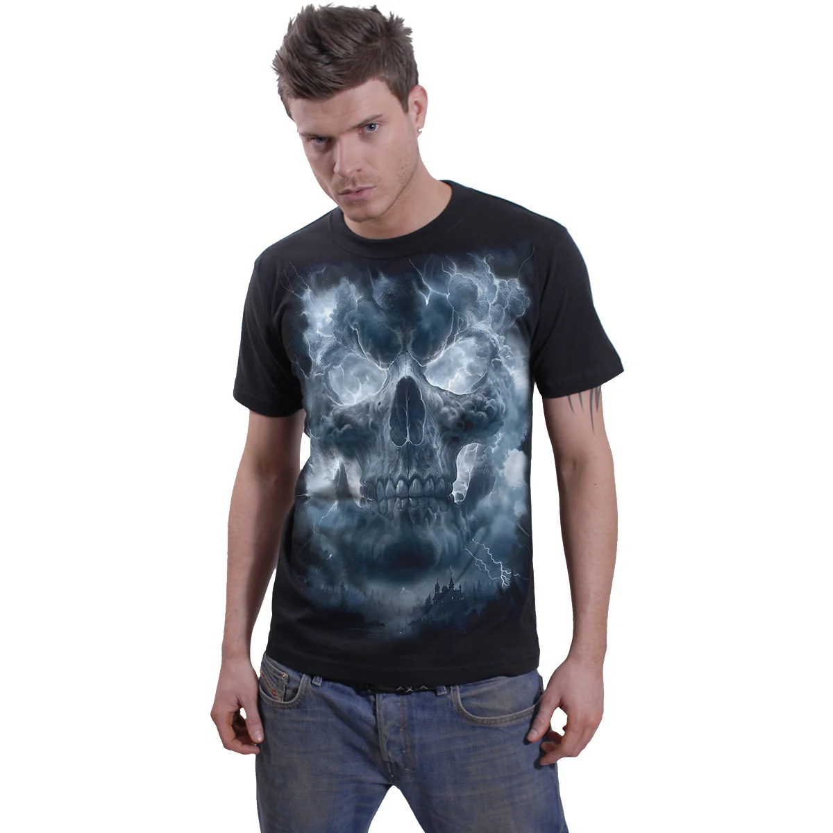 GRAVE SKIES - T-Shirt Black - Image 3