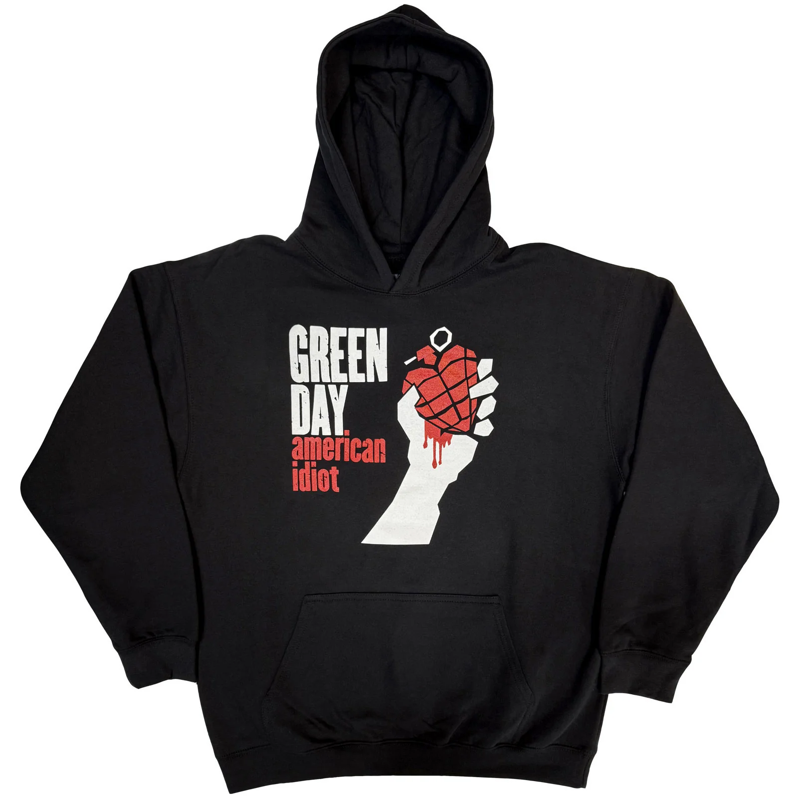 GREEN DAY - AMERICAN IDIOT - Pullover Hoodie Black