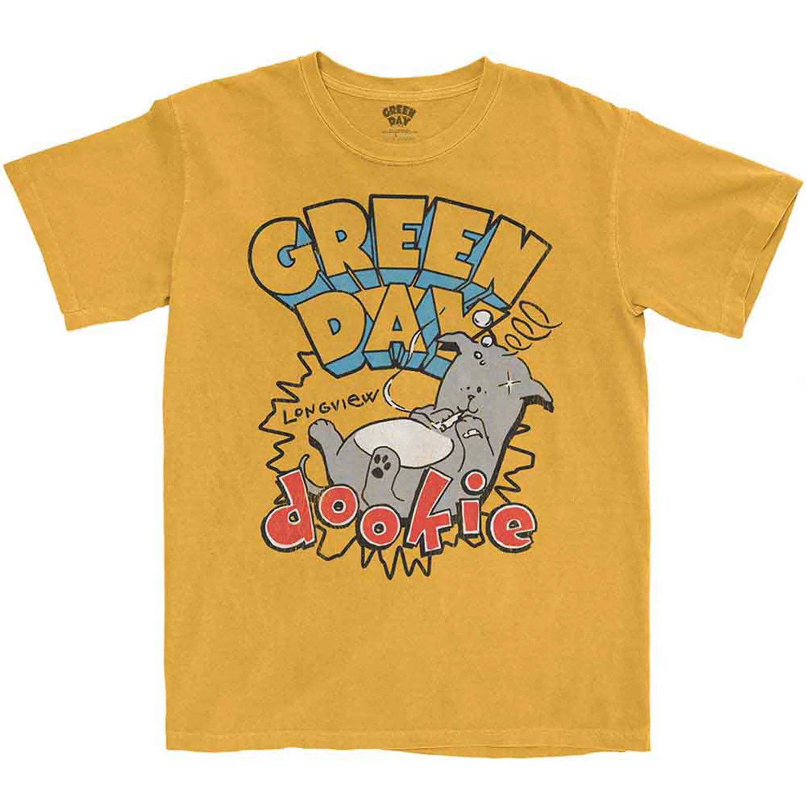 GREEN DAY - DOOKIE LONGVIEW - T-Shirt Orange