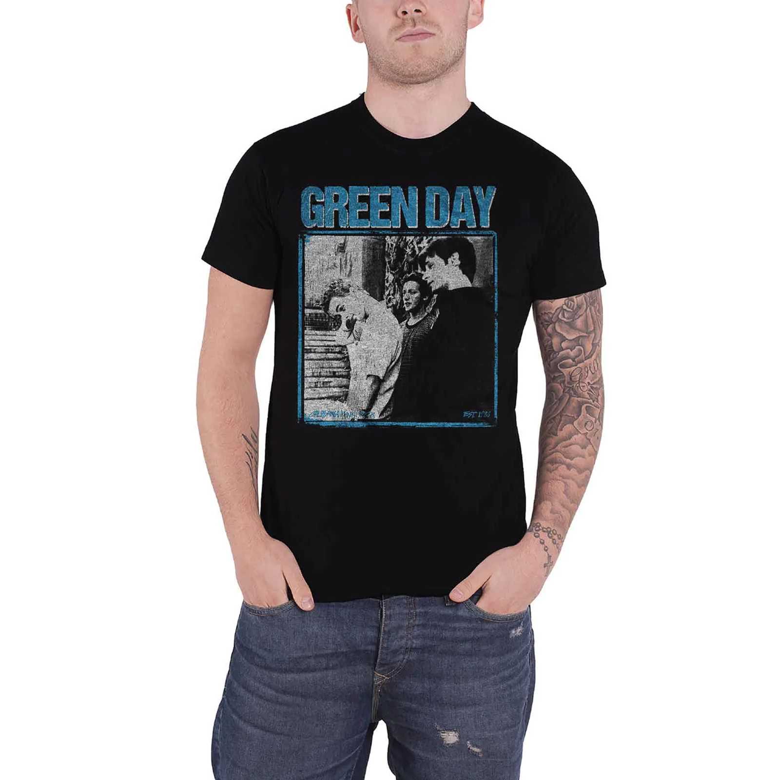 GREEN DAY - PHOTO BLOCK - T-Shirt Black - Image 2