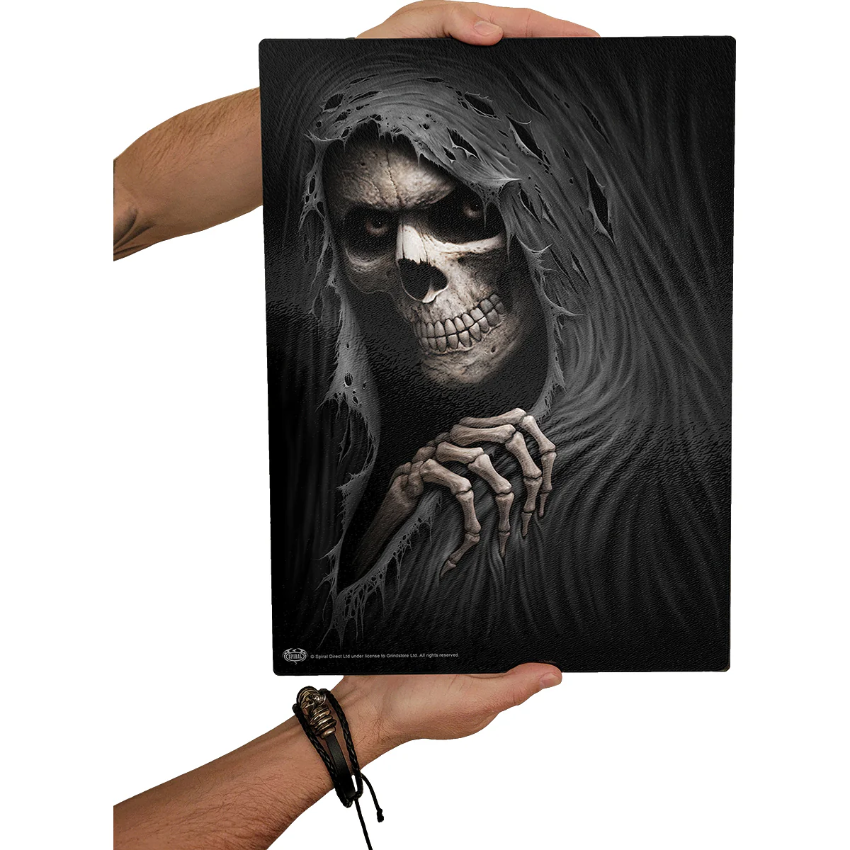 GRIM RIPPER - Glass Chopping Board (Rectangular) - Image 2