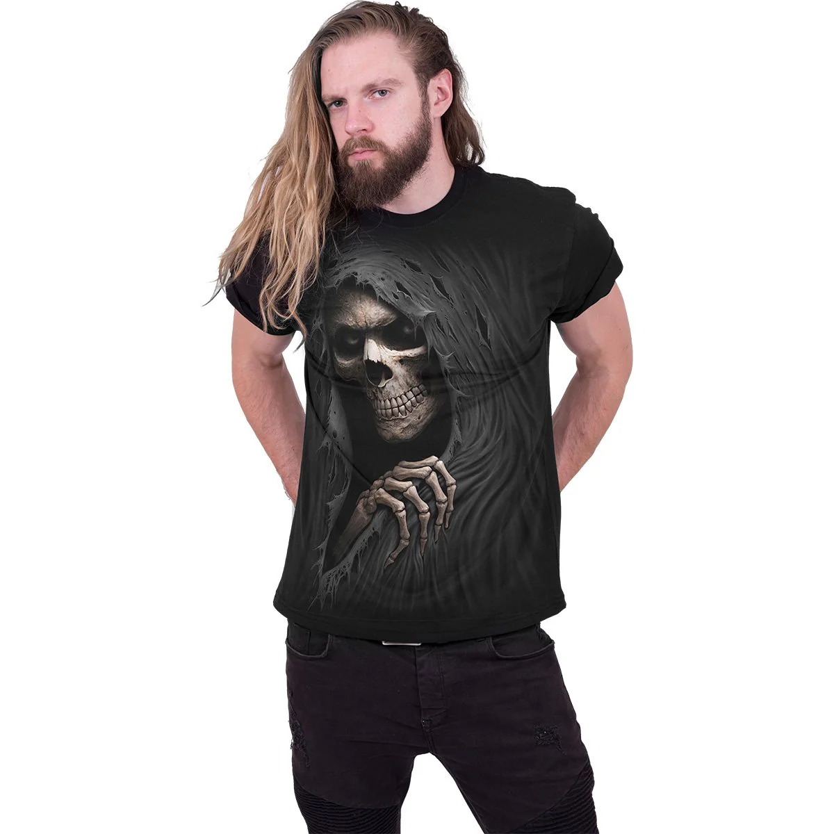 GRIM RIPPER - T-Shirt Black - Image 3