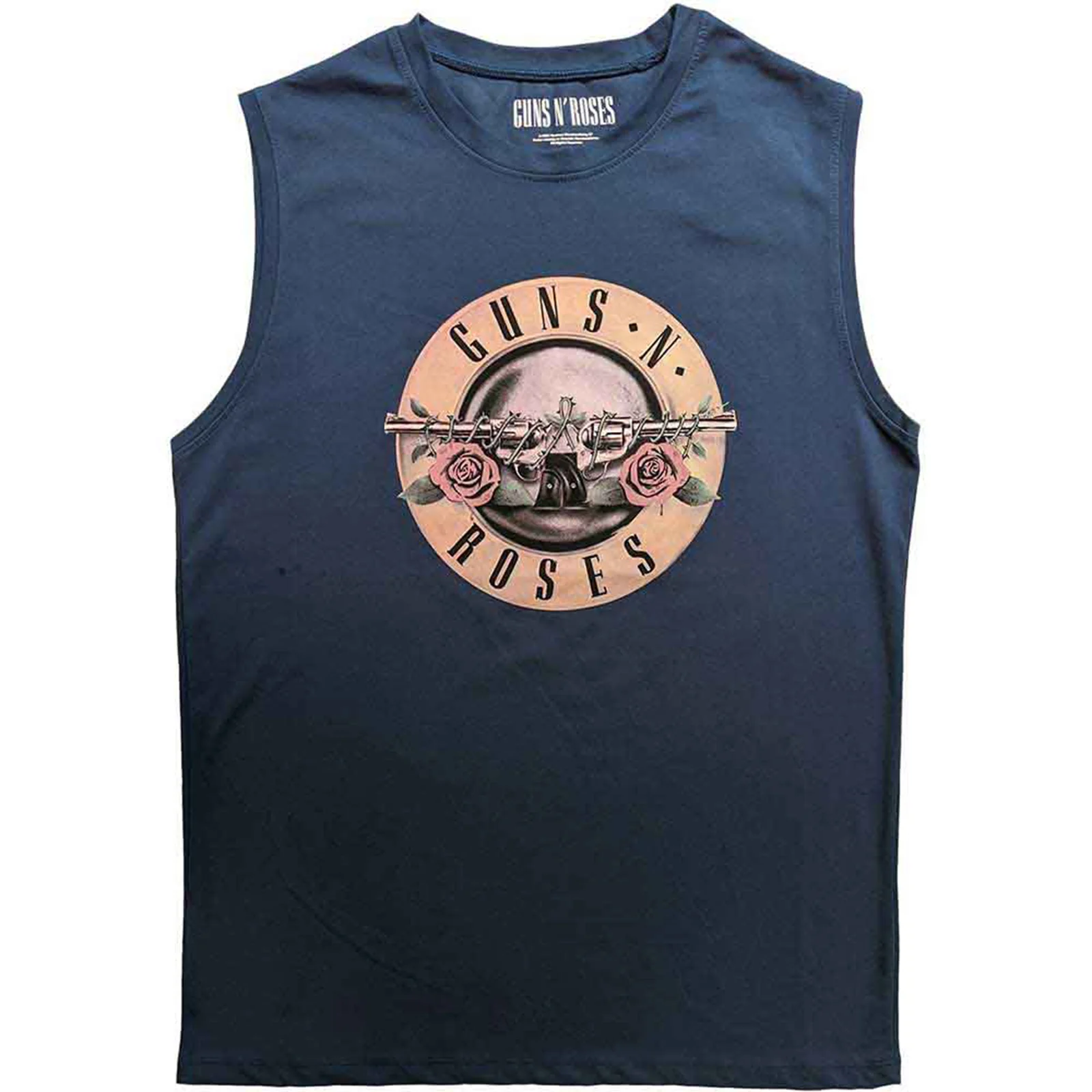 GUNS N ROSES - CLASSIC LOGO - Tank T-Shirt Blue