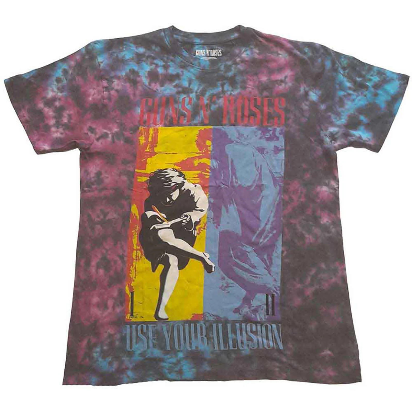 GUNS N ROSES - USE YOUR ILLUSION - T-Shirt Blue (Wash Collection)