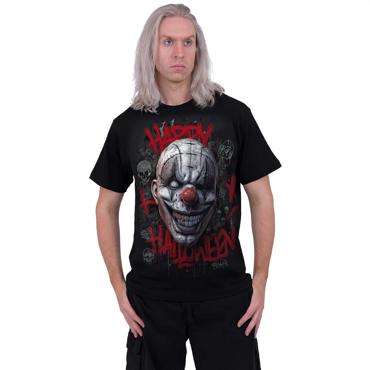 HAPPY HORROWEEN - T-Shirt Black - Image 3