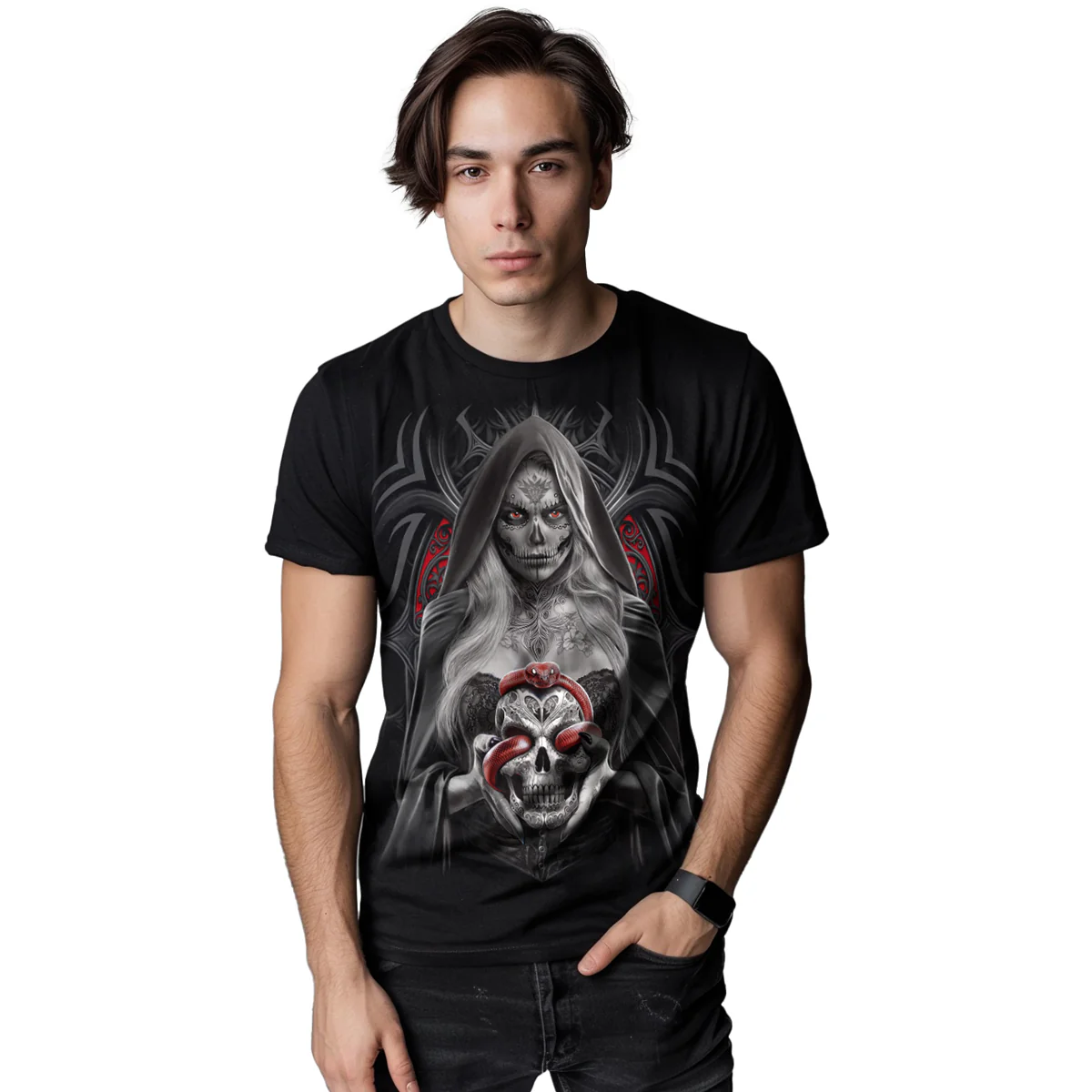 HIGH PRIESTESS - T-Shirt Black - Image 3