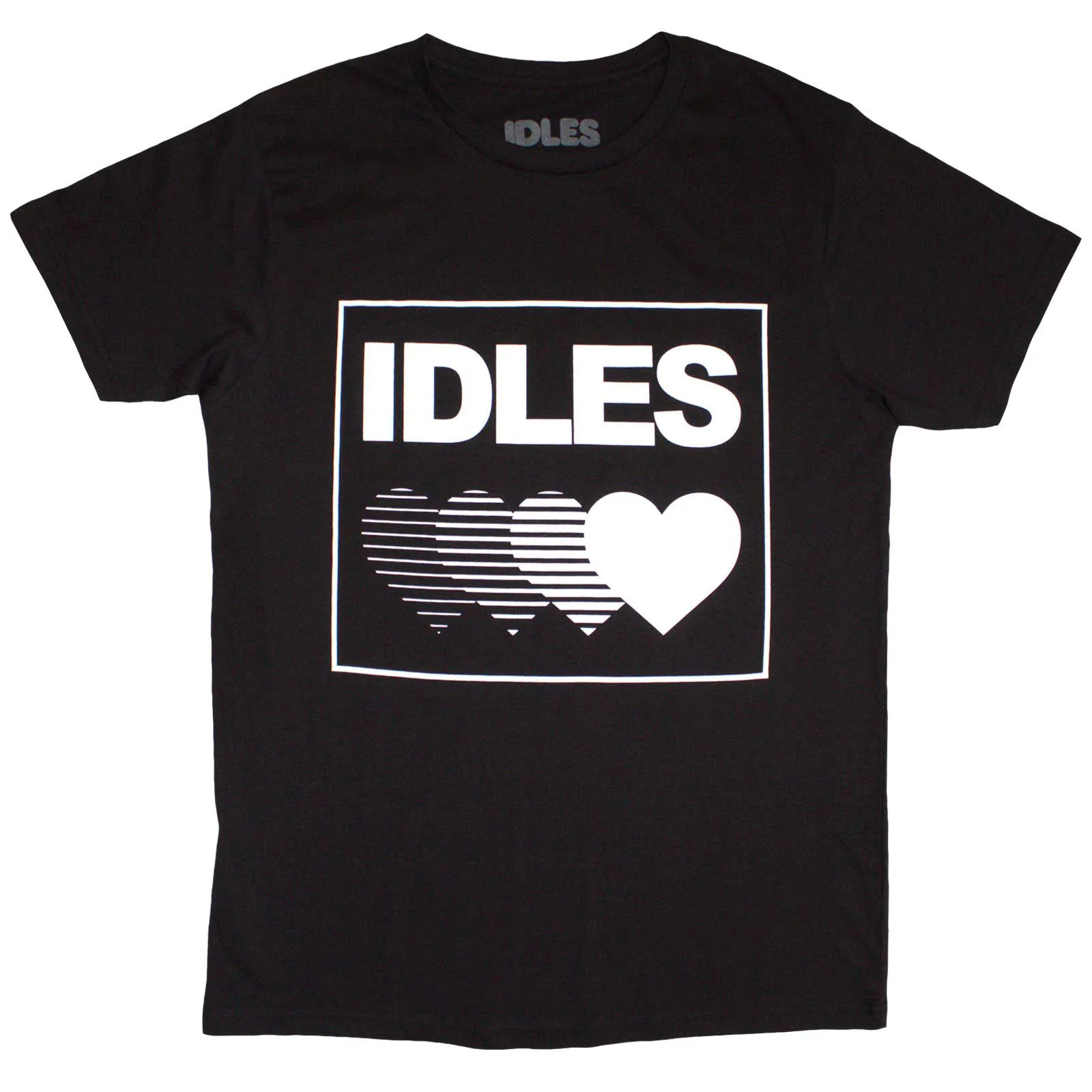 IDLES - GRADIENT HEART - T-Shirt Black